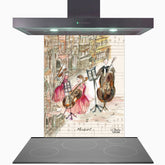 Mozart Glass Kitchen Splashback