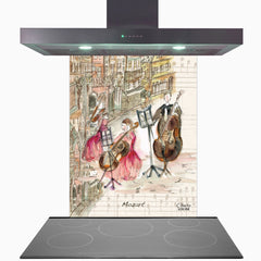 Mozart Glass Kitchen Splashback