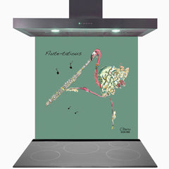Flute Glass Kitchen Splashback