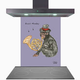 French Horn Glass Kitchen Splashback