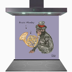 French Horn Glass Kitchen Splashback