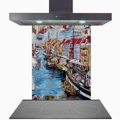 Copenhagen Glass Kitchen Splashback