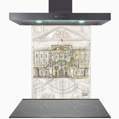 Buckingham Palace Glass Kitchen Splashback