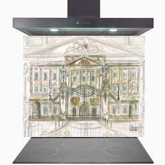 Buckingham Palace Glass Kitchen Splashback