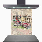 Venice Grand Canal Glass Kitchen Splashback