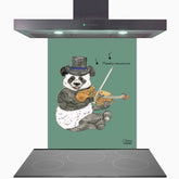 Violin Glass Kitchen Splashback