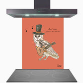 Ukulele Glass Kitchen Splashback