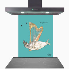 Harp Glass Kitchen Splashback