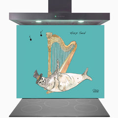 Harp Glass Kitchen Splashback