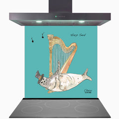 Harp Glass Kitchen Splashback