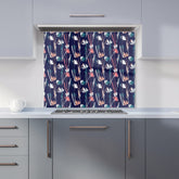 Hand Drawn Wild Flowers Kitchen Splashback
