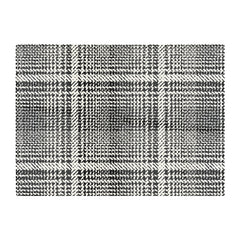 Monochrome Textured Checked Pattern Glass Chopping Board