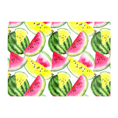Colourful Melon Pattern Glass Chopping Board