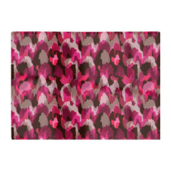Modern Pink Animal Print Glass Chopping Board