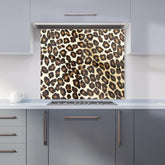 Leopard Hide Print Kitchen Splashback