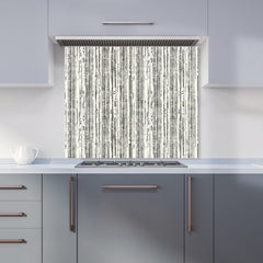 Washed Out Canvas Pattern Kitchen Splashback
