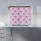 Modern Fig Pattern Kitchen Splashback