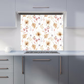 Watercolour Orchids Kitchen Splashback