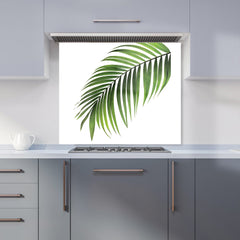 Single Palm Leaf Kitchen Splashback