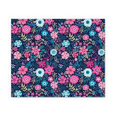 Cute Colourful Flower Pattern Kitchen Splashback