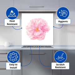 Single Cherry Blossom Kitchen Splashback