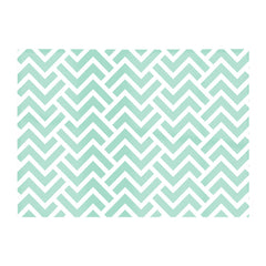 Green Geometric Pattern Glass Chopping Board