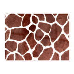 Giraffe Spots Print Glass Chopping Board