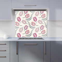 Tulips Kitchen Splashback