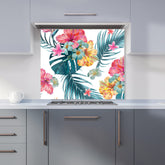 Spring Summer Flowers Kitchen Splashback