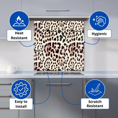 Leopard Hide Kitchen Splashback