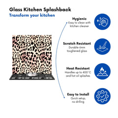 Leopard Hide Kitchen Splashback