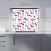 Pineapple Flamingo Kitchen Splashback