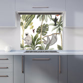 Tropical Sloths Kitchen Splashback