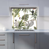 Tropical Sloths Kitchen Splashback