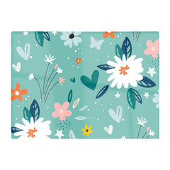 Garden Summer Flowers Glass Chopping Board