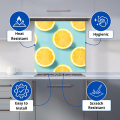 Fresh Lemons Kitchen Splashback