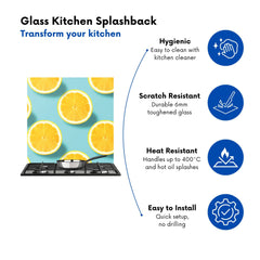 Fresh Lemons Kitchen Splashback