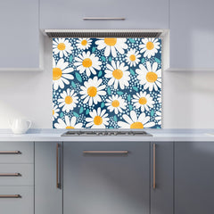Camomile Flowers Kitchen Splashback