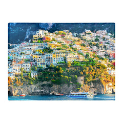 Positano Amalfi Coast Glass Chopping Board