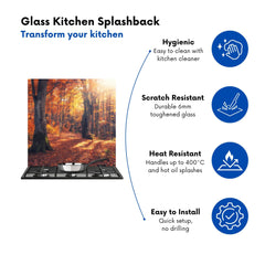 Autumn Forest Kitchen Splashback