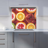 Citrus And Pomegranate Kitchen Splashback