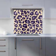 Leopard Print Kitchen Splashback