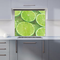 Fresh Limes Kitchen Splashback