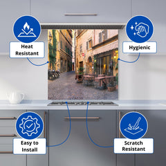 Cozy Rome Street Kitchen Splashback