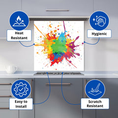 Paint Splash! Kitchen Splashback