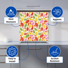 Autumn Leaves Kitchen Splashback