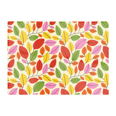Autumn Leaves Glass Chopping Board