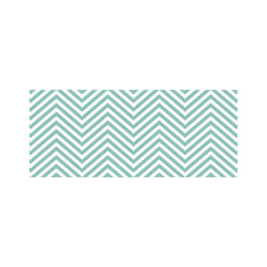 Geometric Chevron Pattern Glass Bathroom Splashback