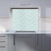 Geometric Modern Ornment Kitchen Splashback