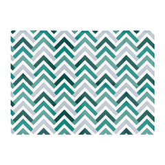 Geometric Retro Vintage Chevron Pattern Glass Chopping Board